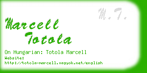 marcell totola business card